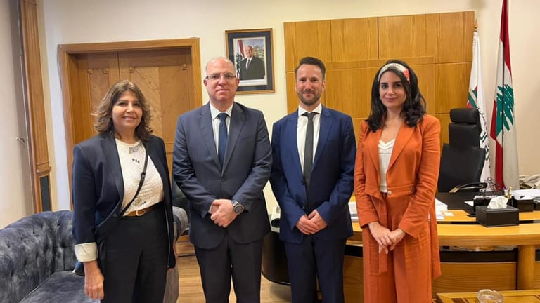 Haidar discusses joint projects with ILO Beirut Office delegation