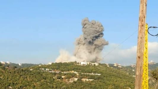 NNA: An Israeli airstrike targeted Aainata in the Bint Jbeil district