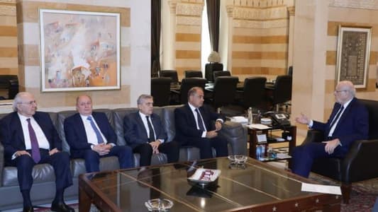 Mikati broaches latest local developments with Grand Serail visitors