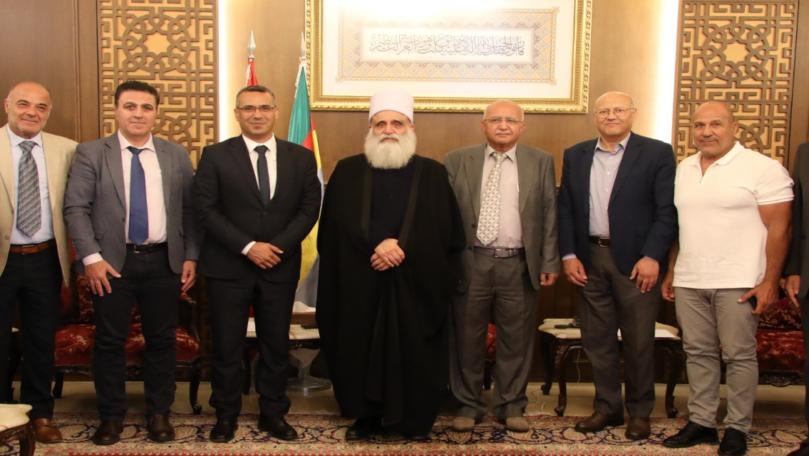 لقاءٌ بين أبي المنى وهاني: بحثنا في الاستفادة من الأوقاف وزيادة الانتاج