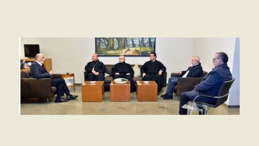 Geagea addresses national recovery with Lebanese Maronite Order leaders