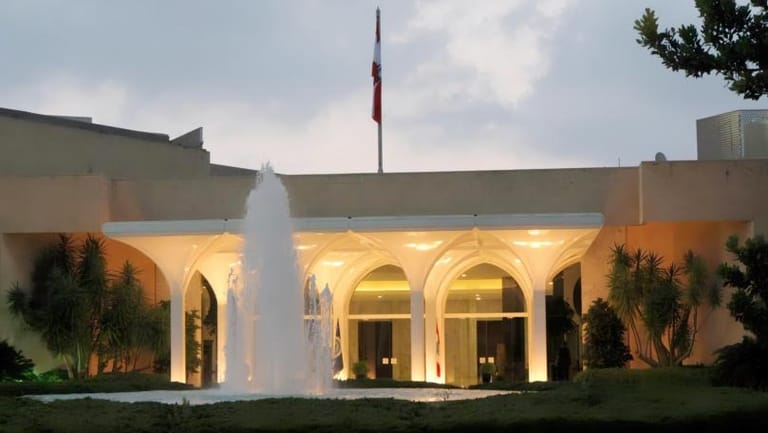 A delegation representing the member states of the UN Security Council has arrived at the Baabda Palace to meet with President Joseph Aoun