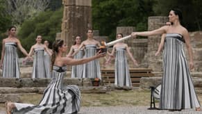 Watch: Paris 2024 Olympic Flame Lit in Greece at Ancient Birthplace of the Games