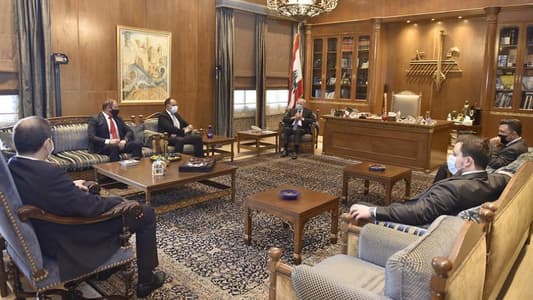 Berri meets IDAL delegation, President of Lebanese Cultural University in the World
