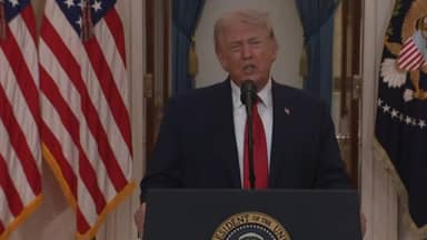 ترامب: سنُنهي المهمّة في إيران قريباً وسنُعيدها إلى العصر الحجري