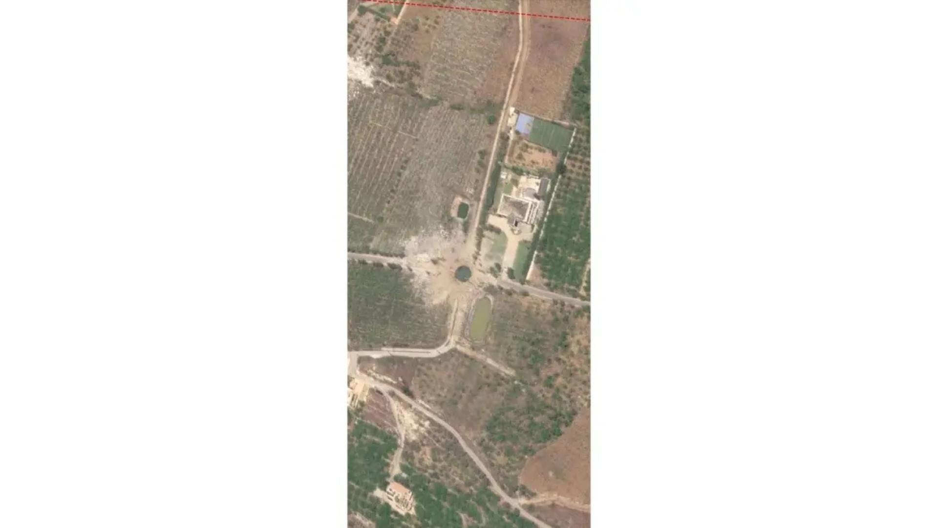 Aerial images reveal extensive damage in Mansouri