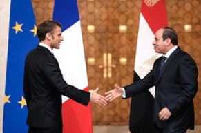 Macron Discusses MidEast Crisis with Israel's Netanyahu, Egypt's Sisi
