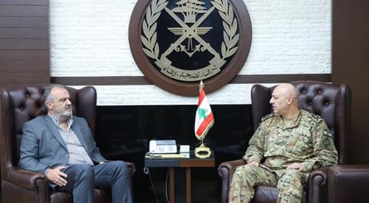 Army Commander tackles developments with Industry Minister, UNIFIL Commander