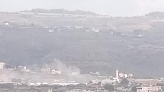 Photo: Israeli Shelling on Yarin and Al-Bustan