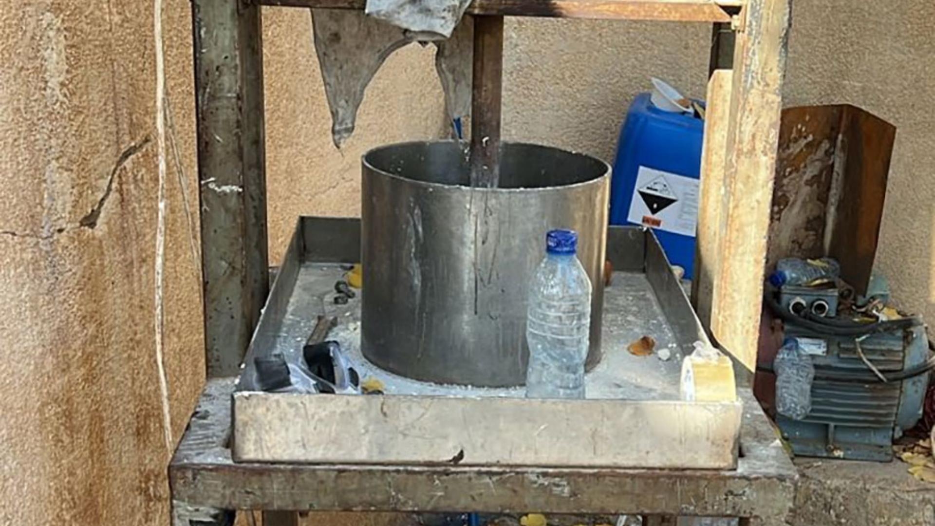 بالصّور: هنا تُصنع المخدّرات