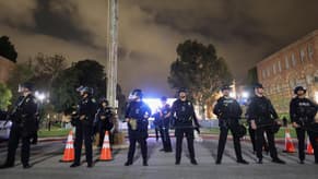 Police Gather Near UCLA Pro-Palestinian Protest