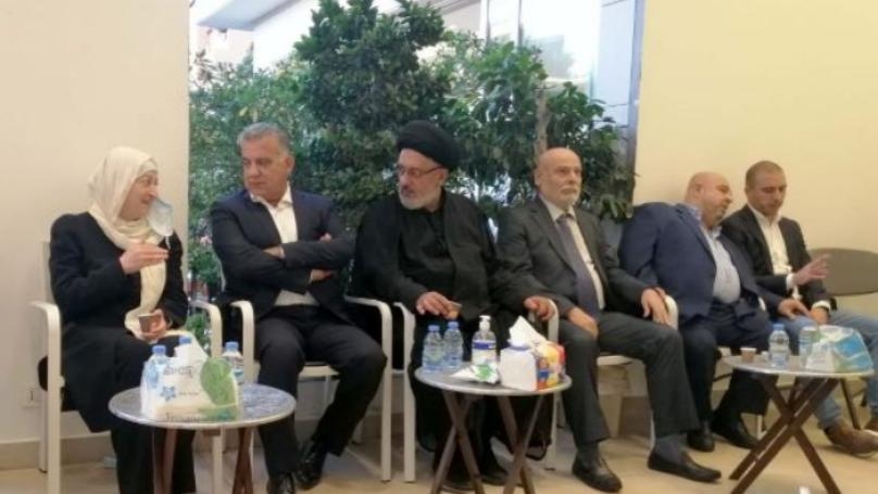 بهية الحريري عزت اللواء عباس إبراهيم بوفاة والده