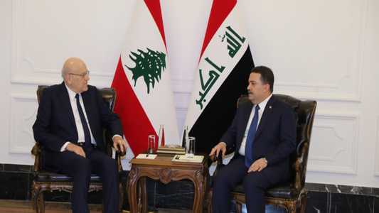 Mikati meets with his Iraqi counterpart