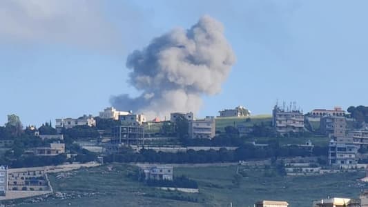 NNA: An Israeli airstrike targeted the town of Kafra in Bint Jbeil