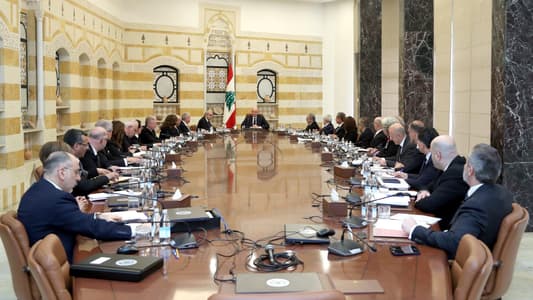 MTV sources: During the session, the ministers of the Lebanese Forces requested a meeting of the Supreme Defense Council and the creation of a timeline for the withdrawal of Hezbollah's weapons, and this proposal was met with support, with no objections from any of the ministers