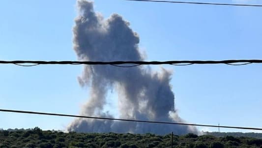 NNA: Intense artillery shelling targeted the town of Arnoun in the Nabatieh district