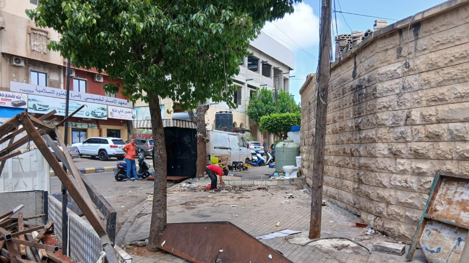 بالصور: إزالة تعديات في شاتيلا ومحيطها