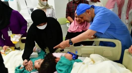 Egyptian conjoined twins successfully separated in Saudi Arabia