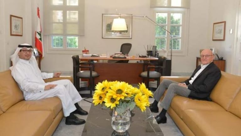 Tammam Salam discusses developments with KSA Ambassador