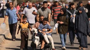 Some Palestinians forced to flee homes as Israel pounds northern Gaza