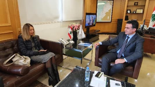 Hamieh tackles bilateral relations with Italian Ambassador