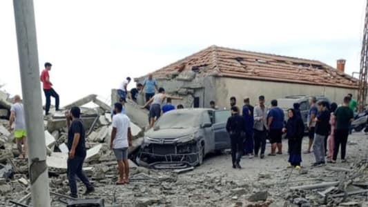 The Ministry of Health reported the toll of the airstrike on Batroun