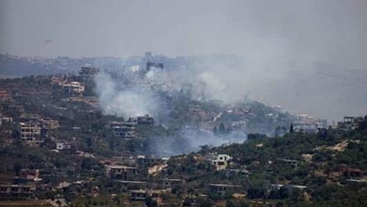 NNA: Israeli shelling targeted the outskirts of the towns of Hanine, At Tiri, Rachaf, Aita ash Shaab, and the forest area of the town of Kounine