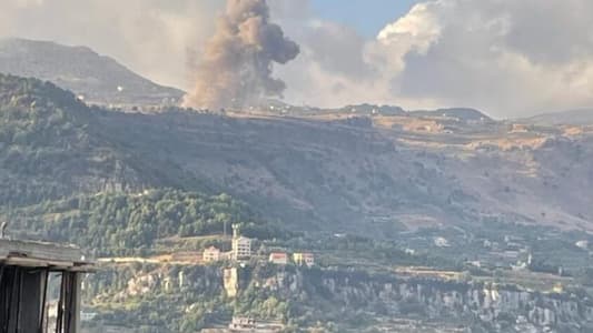 NNA: Two Israeli airstrikes targeted Zawtar El Gharbiyeh and the Ain al-Samahiyeh area in Nabatieh