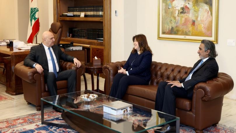 الرئيس عون استقبل كيشيشيان وبايراقداريان في زيارة تهنئة لمناسبة الاعياد