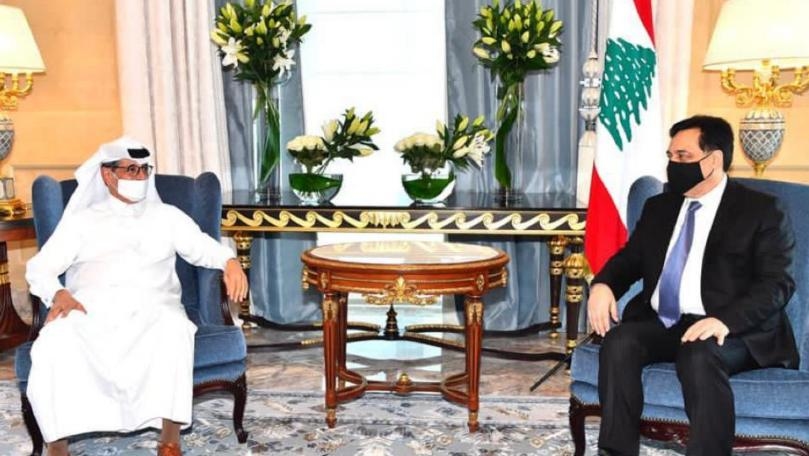 دياب التقى وزيرة الصحة ووزير الدولة القطري