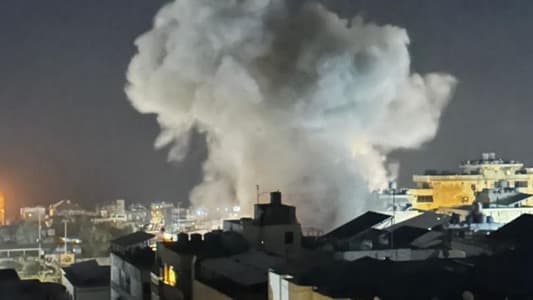 Photo: The airstrike that was heard a short while ago originated from the Ouzai area