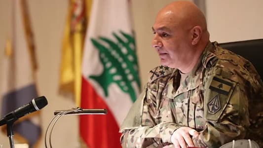 Army commander broaches south Lebanon situation Spanish Intelligence chief