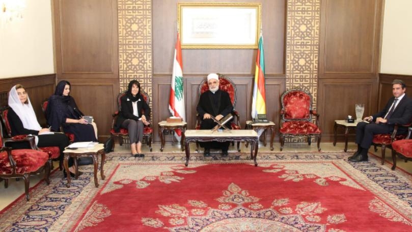 Druze Sheikh Akl receives French Ambassador