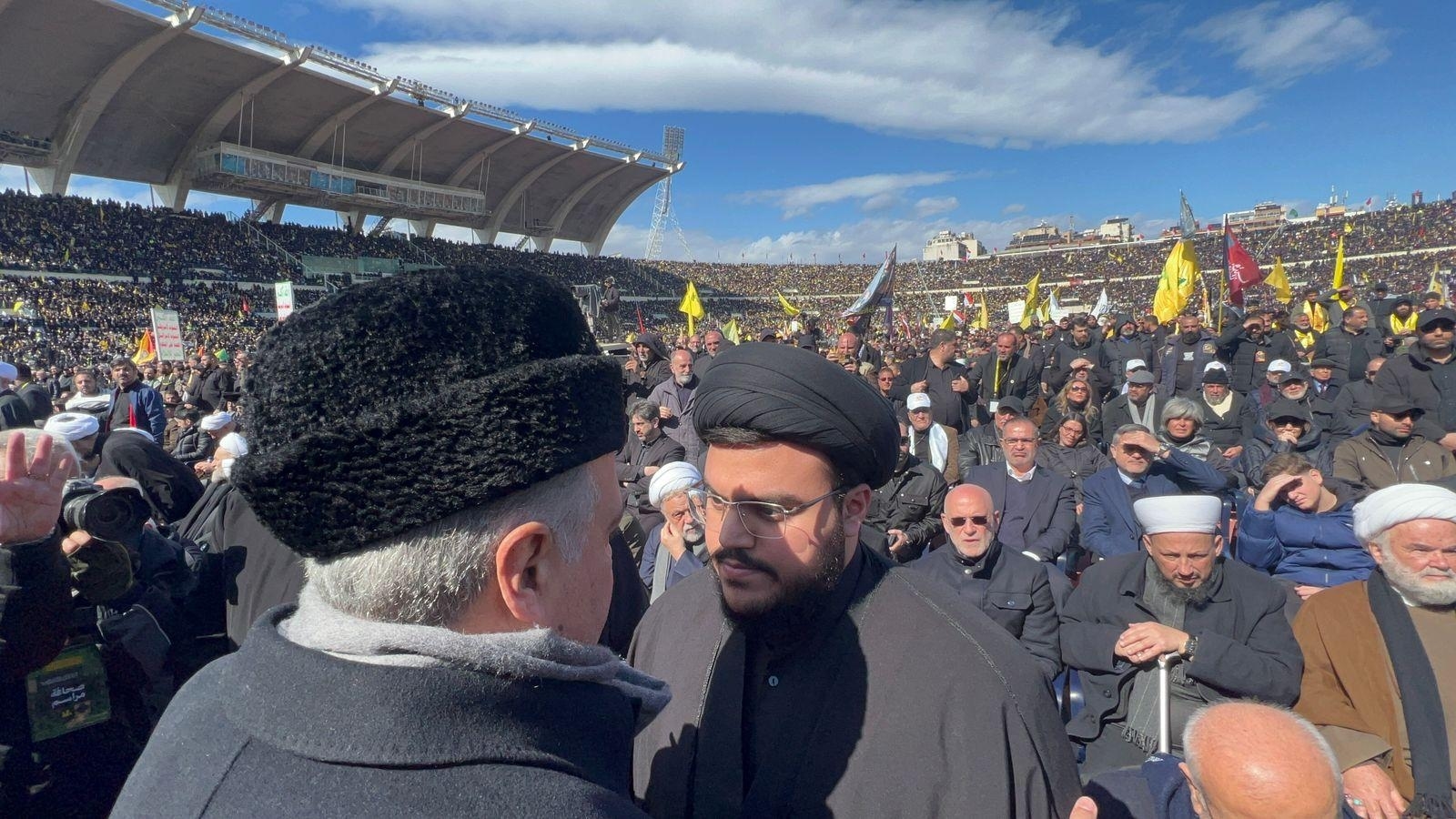 Photos: Arslan and Nasrallah’s Son at the Funeral