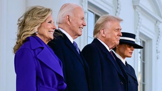 President Joe Biden and President-elect Donald Trump are riding in the same limo to the US Capitol ahead of today’s swearing-in ceremony