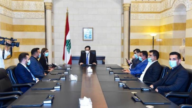 Diab meets Lebanese-Zimbabwean Friendship Association delegation
