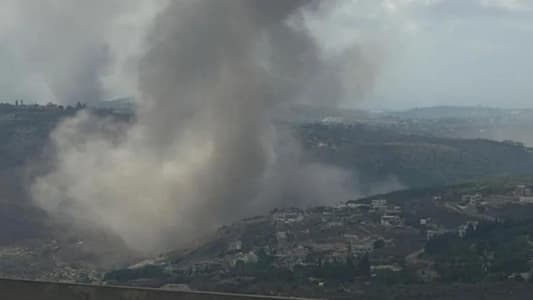 An Israeli airstrike targeted a house in Aazze in the Zahrani area, along with another strike on the town of Saksakiyeh