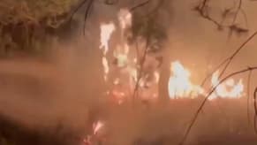 بالفيديو: حرائق هائلة وإجلاء سكّان