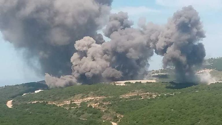 NNA: An Israeli drone targeted the town of Adaisseh in an airstrike and conducted phosphorus shelling on the outskirts of Markaba