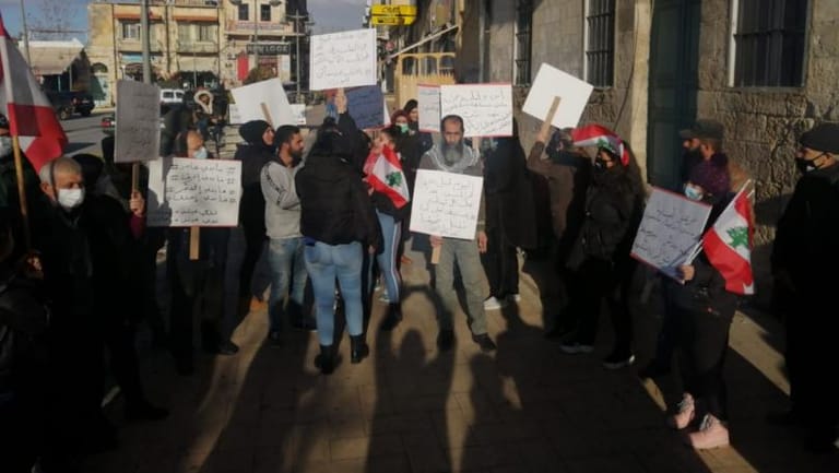 اعتصام في بعلبك وسط انتشار أمنيّ كثيف