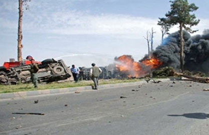 مقتل 13شخصا على الأقل في هجوم انتحاري استهدف شركة بناء شرق أفغانستان