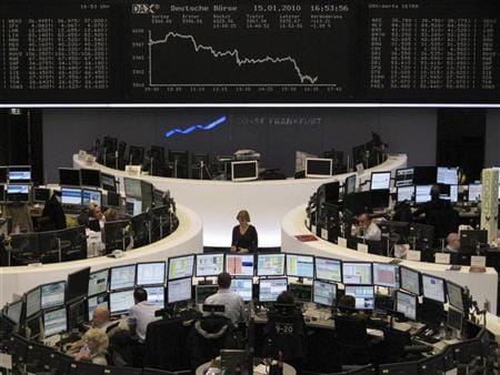 الاسهم الاوروبية تواصل الصعود مع اجتماع ساركوزي وميركل