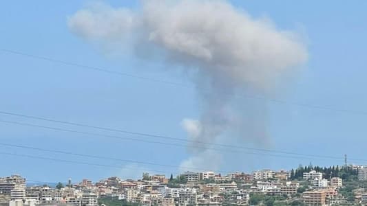 NNA: An Israeli airstrike targeted a house on the main road between Borgholiyeh and Tyre