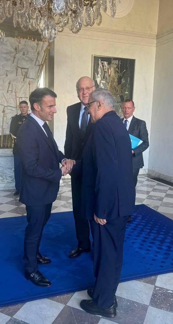 بالصور: ميقاتي في الإليزيه... "وشكرٌ كبير"