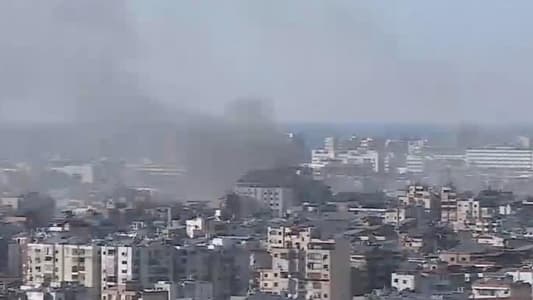 A new airstrike targeted Dahiyeh, Beirut