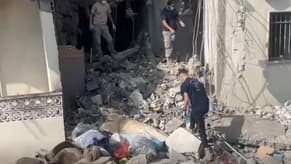 Watch: Airstrike destroys a building