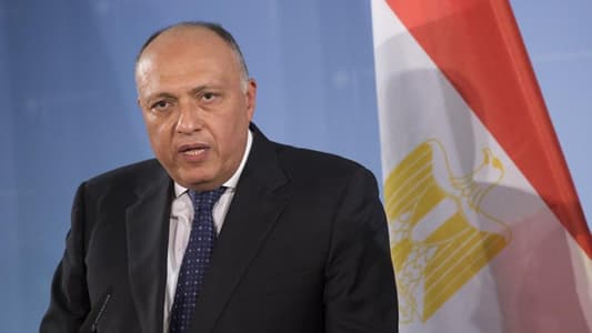 Egyptian Foreign Minister after meeting Mikati: The upcoming Arab summit in Algeria is an important opportunity to strengthen Arab relations, and I will visit Beirut soon