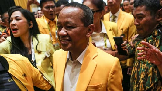 Indonesia's Golkar party picks a new leader