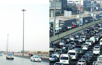 حال الطرقات الصباحية في بعض المناطق