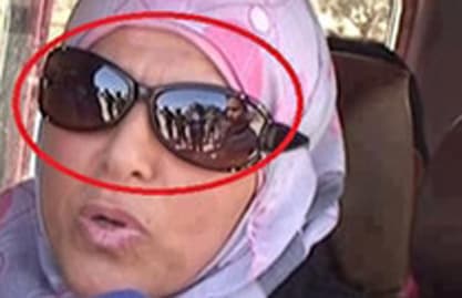 نظارة إمرأة سورية تفضح النظام السوري